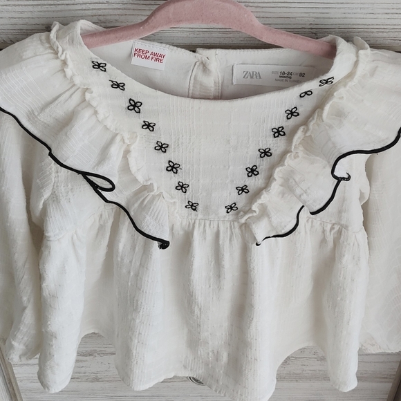 Zara Ruffled Shirt - Picture 3 of 6